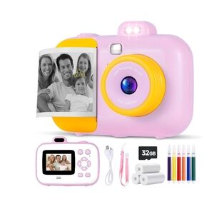 Kids Digital Camera Instant Print with Print Paper